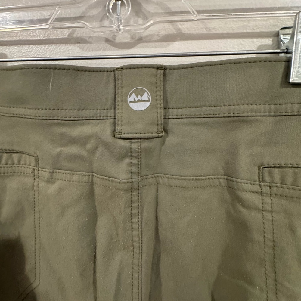 Wrangler Green Flex Waistband Zip Pocket Outdoor Cargo Shorts Stretch 42 - Picture 4 of 7